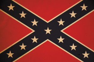 Vintage Confederate Flag Background XXXL