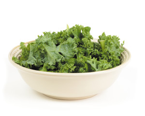 Chopped kale salad in a bowl