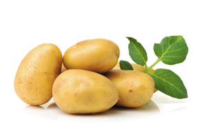 raw organic potatoes